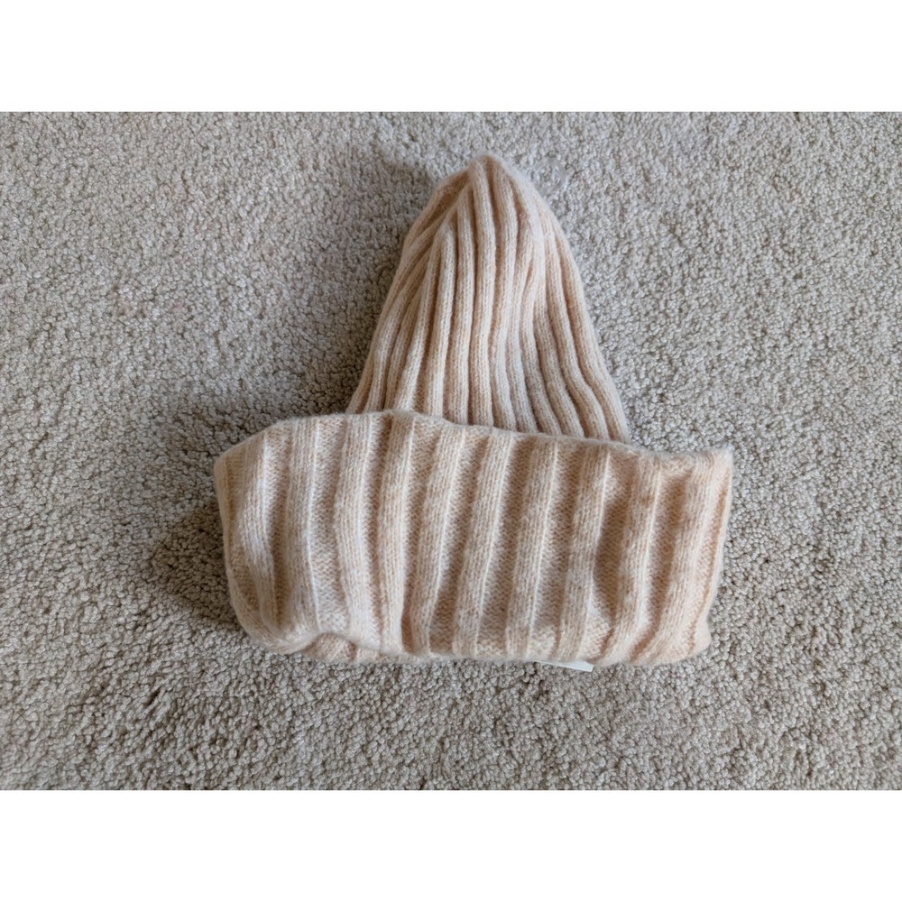 Women's On 34th Beige Beanie Hat NWT